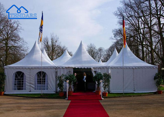 Tenda de Pagoda de Marquee de Alumínio de Ligação de Quadro Impermeável para Eventos de Feira de Comércio ao Ar Livre