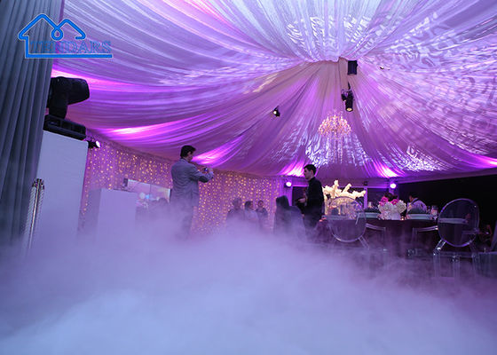 Estrutura de alumínio do dossel do evento do quadro das barracas feitas sob encomenda brancas do famoso do banquete de casamento do Decagon