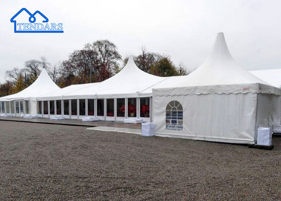 Custom 100% Rainproof Mobile High Peak Pavilion Tenda de Pagoda Tenda de casamento