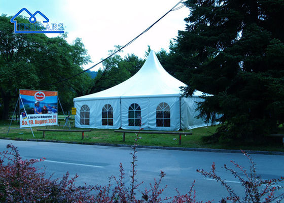 Outdoor Custom Luxury Marquee Party Event Multiplex White Canvas Tent com Clear Span