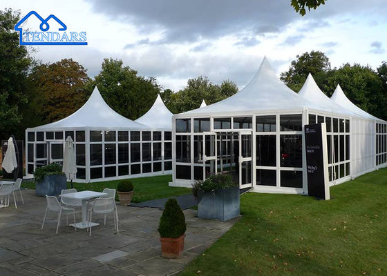 À prova d'água, UV resistente, retardante de fogo Marquee Pagoda de alto pico tenda para festa de casamento evento
