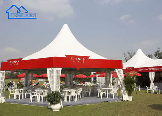 Tenda de Pagoda de Alumínio Personalizada Externa Portátil Grande Canopy Pagoda