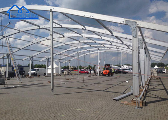 Tenda de parede de vidro transparente Top de luxo Matquee casamento Arco de alumínio Quadro de porta fora Festa Arcum Tenda de evento