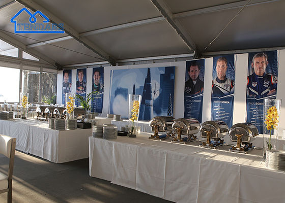 Tenda de Arco de Alumínio para 500 pessoas para banquetes de casamento e exposições comerciais