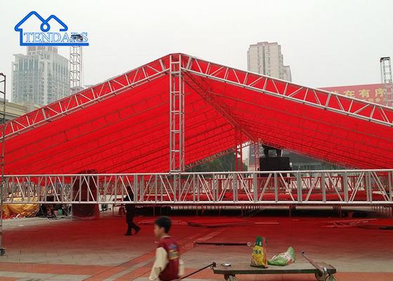 Truss de palco de alumínio modular e tela de aço Truss de iluminação pesada para tela totem de palco de concerto
