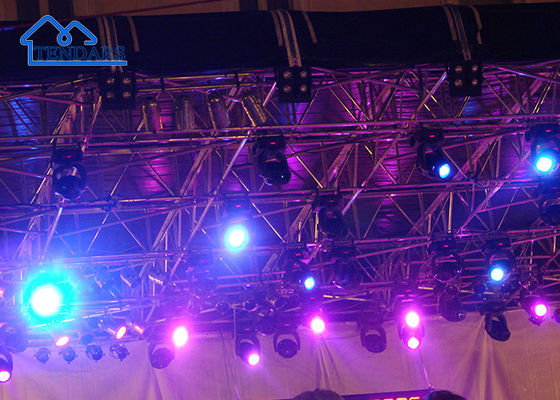 Truss de palco externo personalizado liga de alumínio 6061 material para eventos de concerto sistema de truss de exibição