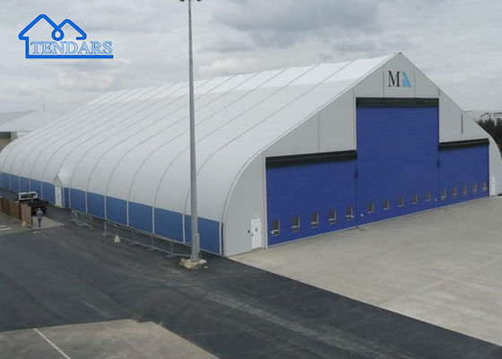 Capa industrial de PVC Curva exterior Tendas de Alumínio Estrutura forte para armazenamento festa de casamento