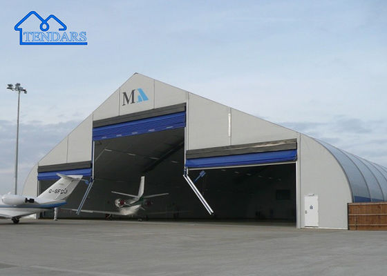 Quadro de alumínio exterior Estrutura forte Industrial PVC cobertura curva tenda de armazenamento, festa de casamento, aeroporto,etc