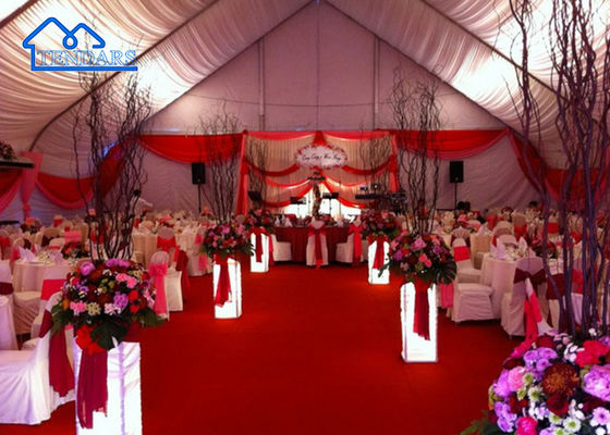 Tenda de Eventos Curva Claras e Personalizadas Retardante de Fogo Resistente a UV Marquises incomuns à venda