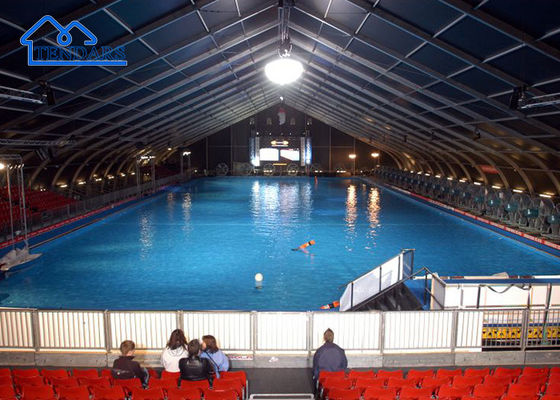 Tendas de curva para o exterior OEM Tendas de eventos grandes para piscinas Marquises costeiras