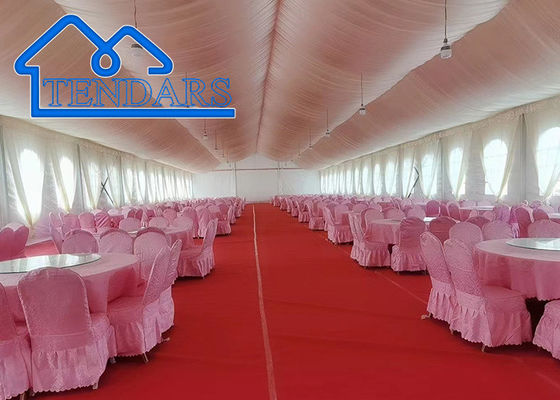 A forma de alumínio permanente marquises teepee para festa de casamento ao ar livre evento de casamento dossel quadro