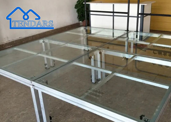 Palco, palco móvel à venda, palco de alumínio de vidro/acrílico para eventos, exposições, casamentos e assim por diante