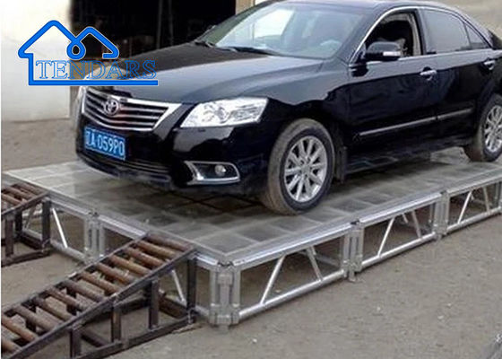 Hot-Sale Customizado Alumínio Palco Truss, Alumínio Moving Stage, plataforma de palco de porta pop para o concerto