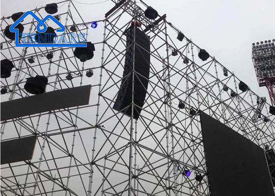 Estruturas quadradas Spigot Estrutura de palco modular Alumínio Truss Sistema para evento de concerto ao ar livre