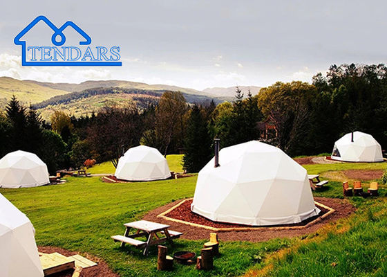 Impeligrável Impeligrável Impeligrável 5m de diâmetro Porta de PVC Redonda Pequena Eventos Cúpula Glamping Hotel Tenda para Venda