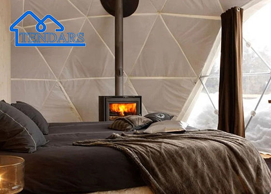 Cor personalizada Cúpula geodésica ao ar livre Tenda Porta de vidro Tendas de acampamento Campos Hotéis Tendas de glamping