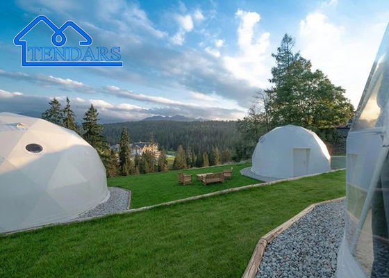 Protecção comercial e estilo combinado PVC impermeável UV tenda iglu Dome para atividades ao ar livre
