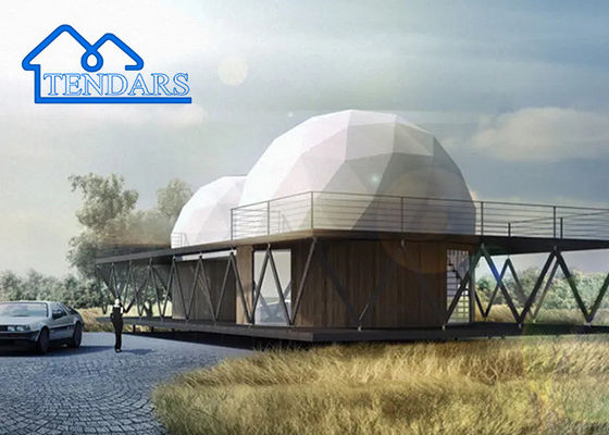 Transparent Garden Hotel Igloo Glamping Casa Geodésica Tenda Cúpula Impermeável Para Eventos