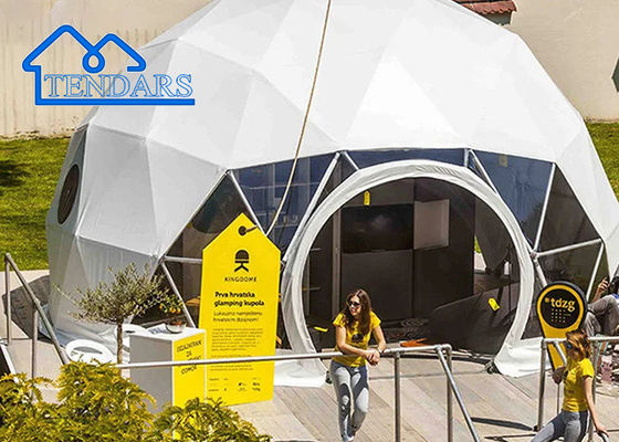 Tenda comercial de cúpula resistente a UV para restaurantes