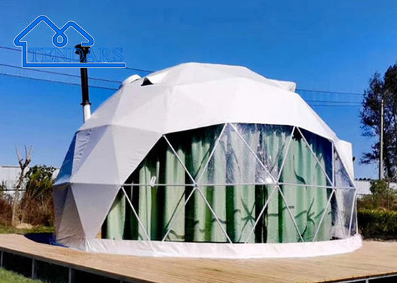 Amigável para o ambiente Confortável Serviços personalizados Glamping Hotel Geodésico Cúpula Tenda para venda