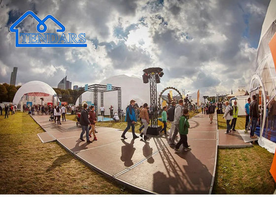 Tenda comercial com cúpula esférica para eventos ao ar livre / exposições, etc.