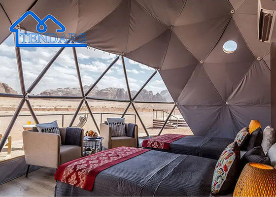 Novo Design Hotel Glamping Tenda Modular pré-fabricada PC Cristal Bolha Dome Casa Para Resort