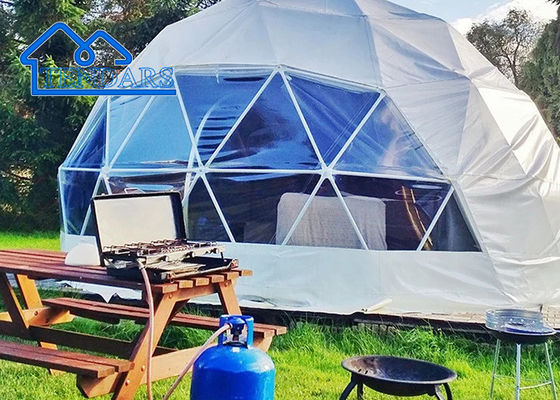 Tenda de Eventos Dome, Luxo ao ar livre Geodésico Camping Tent, Commercial Dome Tent Glamping Com Banheiros