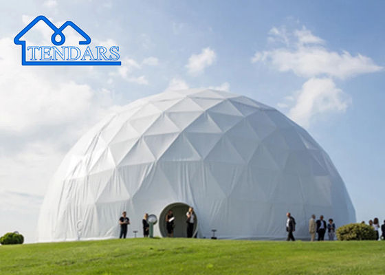 Preço baixo 30m Tenda de exposição ao ar livre grande comercial geodésico Tendas de cúpula, casas e abrigos