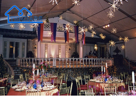 Tenda de evento de casamento de alumínio personalizado ao ar livre Tenda de festa de capacidade de 1000 pessoas com lados