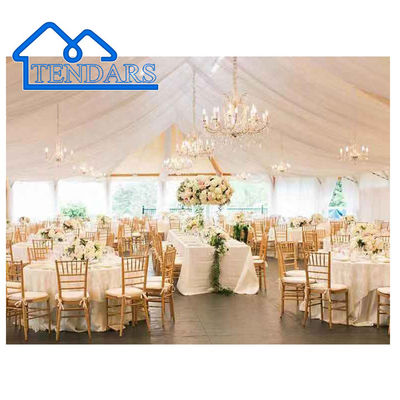 15x25m Quadro de liga reforçado Marquise Tenda de festa Ancoras pesadas Canopy PVC ignífugo para churrasqueiras