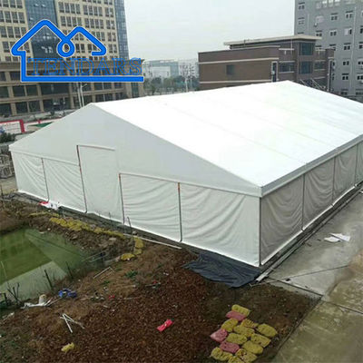 Tenda de armazenamento de armazém de carga pesada pré-fabricada Largo quadro de alumínio abrigo de armazenamento de carga pesada
