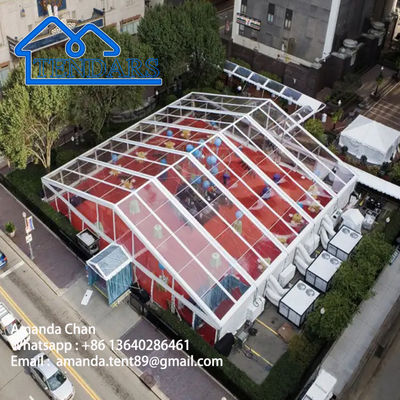 Moderna cor personalizada grande Hiang qualidade moda marcação clara festa de casamento tenda para venda
