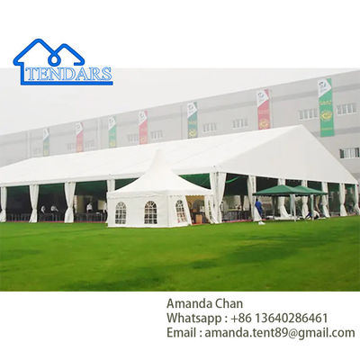Tenda de restauração para festas de marquete mista resistente a chamas/resistente a UV/à água