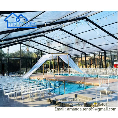 Tenda exterior para evento de casamento preço com acessórios de decoração
