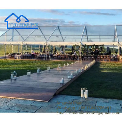 Impotente, resistente a incêndio, à luz solar Tenda de festa transparente para eventos ao ar livre