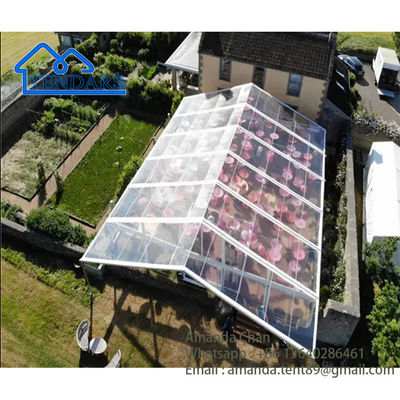 Tenda de marquete de alumínio transparente de tecido de PVC para casamento, festa, evento, sala de cerimônia e assim por diante