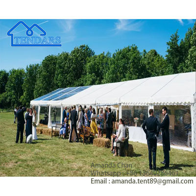Custom15x30m Branco Festa ao ar livre Marquee Tendas Casamentos grandes Tendas para 200 300 500 800 pessoas Eventos Festa