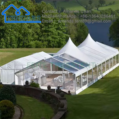 Large Aluminium Marquee Tent Clear event tent Para festas, casamentos, atividades ao ar livre E assim por diante