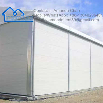 Melhor Vendedor Alumínio Fácil Movable Custom Water Proof Sun Proof Tenda de Armazém Para Armazenamento
