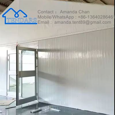 Tenda de armazenamento de alumínio personalizada para exterior à prova de água/ resistente ao vento/ à prova de fogo