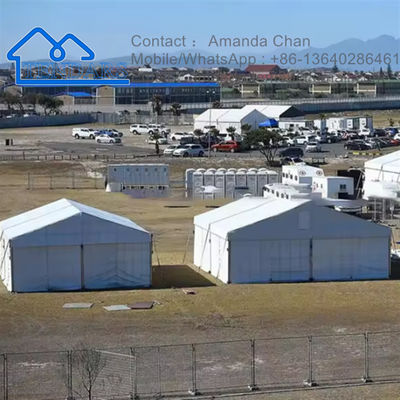 Large Customized Aluminium Frame Pvc Industrial Warehouse Tenda de armazenamento ao ar livre