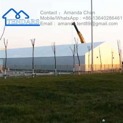 Tenda de armazenamento de alumínio à prova d'água Marquee Tenda de armazenamento de ar livre grande