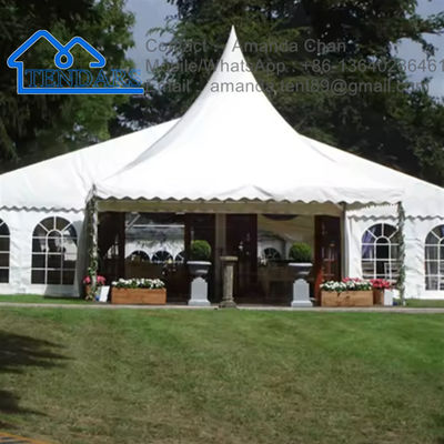 Quadro de alumínio industrial de forma grande exterior de armazenamento branco Marquee Igreja tenda para venda