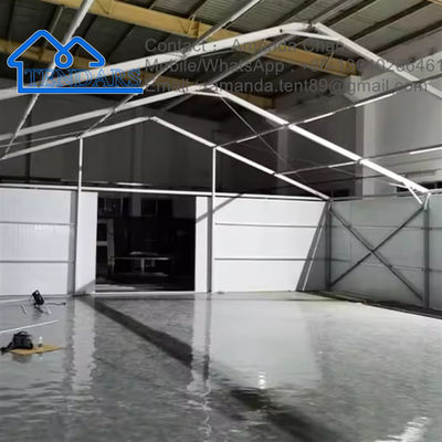 Fácil de instalar Modular Retardante de incêndio personalizado Grande armazém industrial Tenda de armazenamento exterior