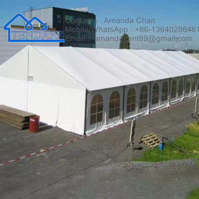 Tenda de luxo estrutura de PVC impermeável com estrutura de liga de alumínio para festas de casamento eventos para venda