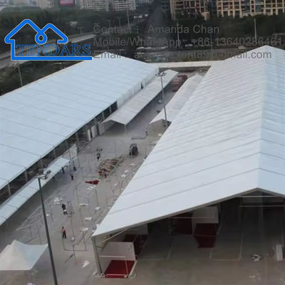 Venda a quente Impermeável custom Alumínio Frame PVC Roof Party/Warehouse/Wedding Tent para venda