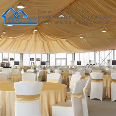 Fácil de instalar Tenda de exterior de liga de alumínio Exposição de casamento grande Tenda de marcação pesada