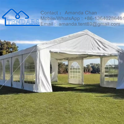 Quadro de alumínio de trabalho pesado Tenda de casamento ao ar livre com paredes de PVCPara eventos festa