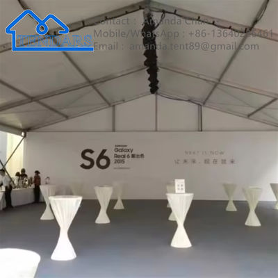 Projeto branco luxuoso da estrutura do partido do evento do dossel da recepção da barraca do famoso do casamento