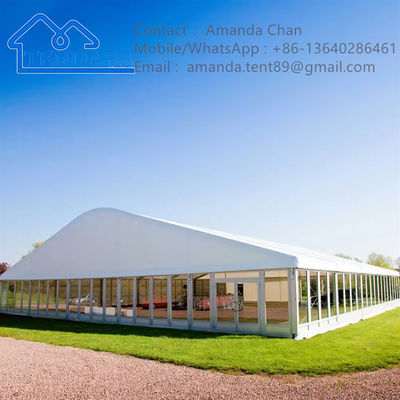 Tenda de Eventos ao Ar Livre Banquete Grande Tenda de Festa Branca